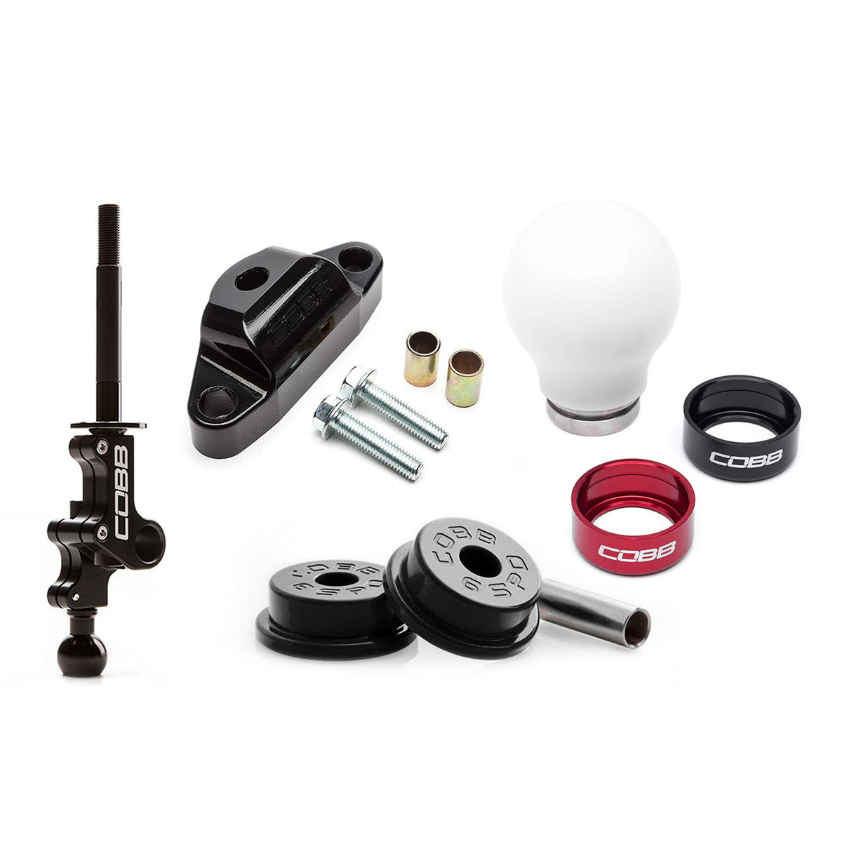COBB Stage 1+ Drivetrain Package w/ Weighted White Shift Knob For 2007-09 Subaru Legacy GT