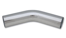 Vibrant 4" O.D. Universal Aluminum Tubing / 45 Degree Bend - Polished (Open Box Special)
