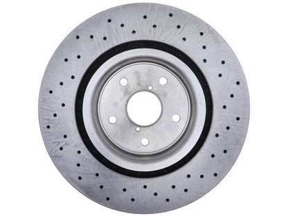 Centric C-TEK Standard Drilled Front Rotor For 2018-21 Subaru WRX STI