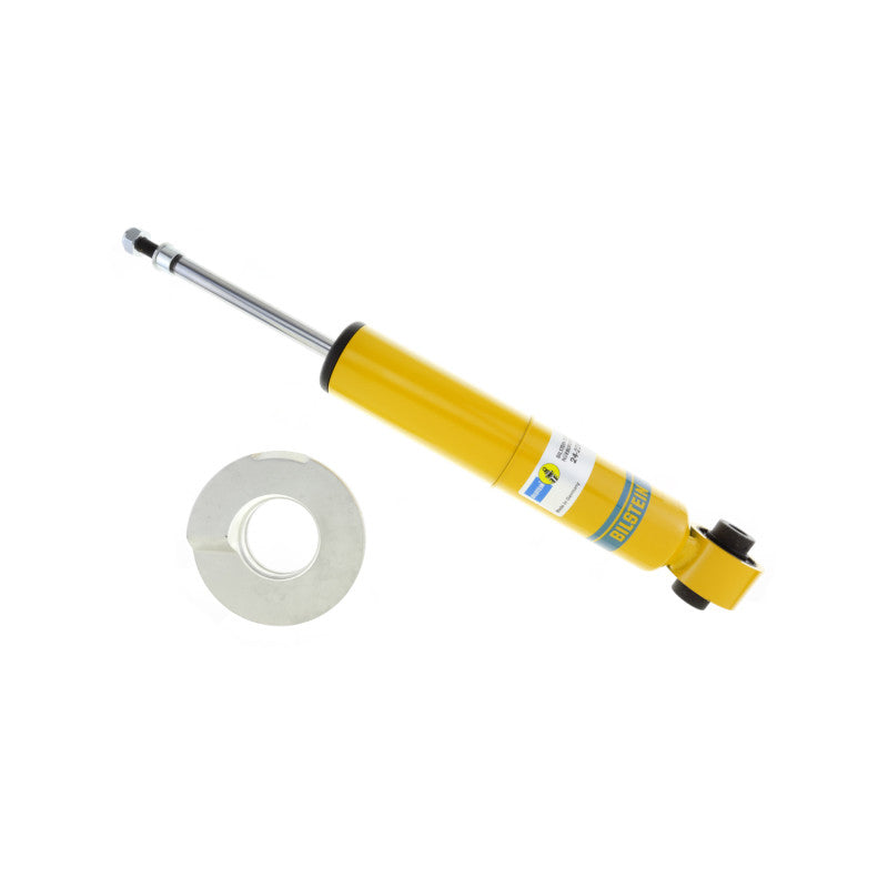 Bilstein B6 Series HD 46mm Monotube Shock Absorber - Lower-Eye 12.1mm, Upper-Stem, Yellow - 24-228398 - Angle 2