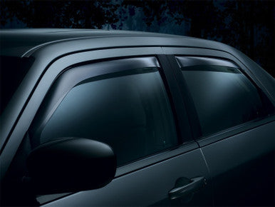 WeatherTech Front & Rear Side Window Deflectors For 2012-16 Subaru Impreza Hatch - Dark - 82709