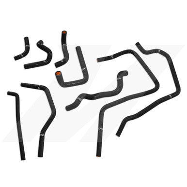 Mishimoto Silicone Ancillary Hoses For 2002-05 Subaru WRX - Black - MMHOSE-SUB-ANCBK
