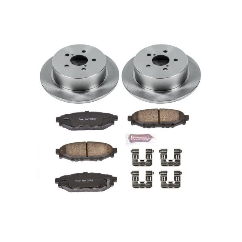 Power Stop Rear Autospecialty Brake Kit For 2005-09 Subaru Legacy, 05-09 Outback