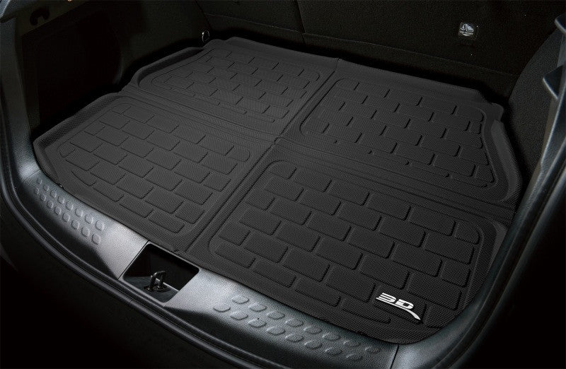 3D MAXpider 08-11 Subaru Impreza Sedan / 08-14 Impreza WRX Sedan Kagu Cross Fold Cargo Liner - Black - Installed