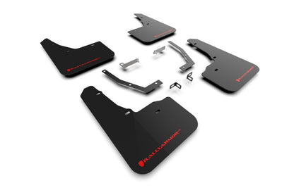 Rally Armor 25-26 Subaru Forester & Hybrid Black UR Mud Flap w/Red Logo - MF132-UR-BLK-RD - Primary