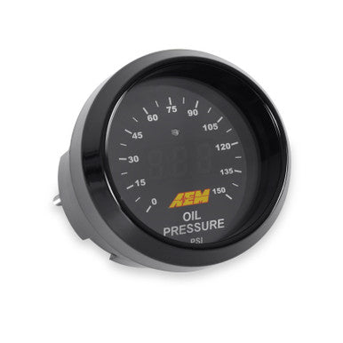 AEM 52mm Oil Pressure 150psi Digital Gauge - 30-4407