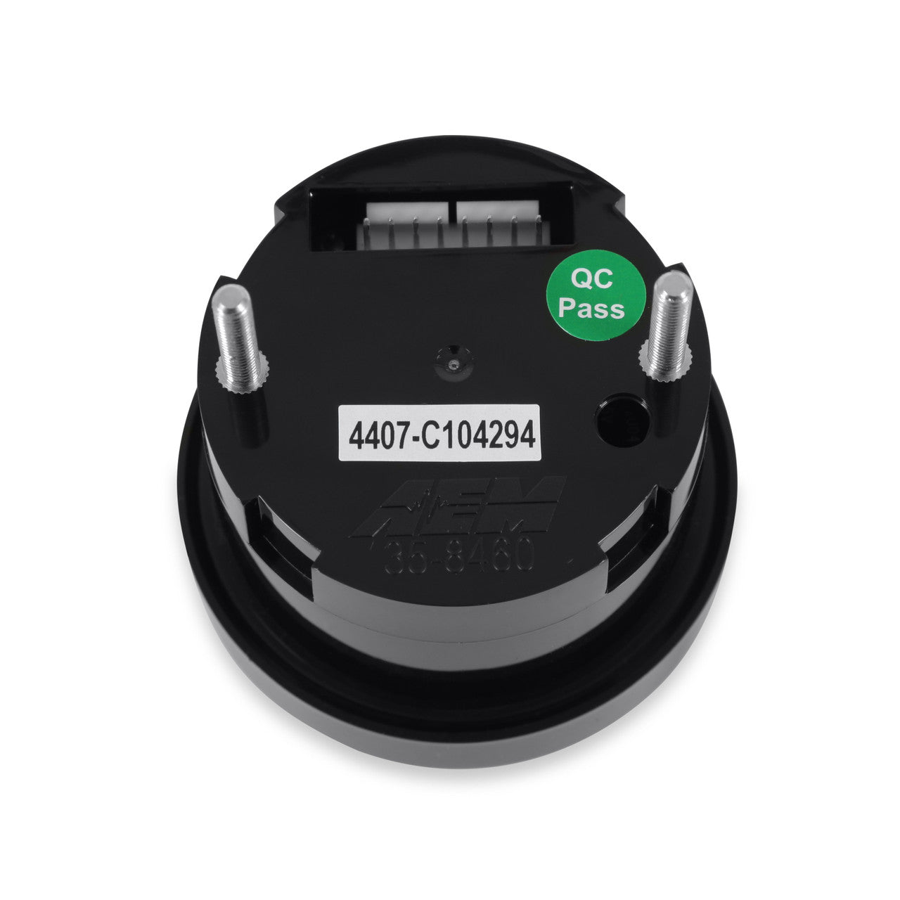 AEM Digital Display Oil Pressure Gauge - Back