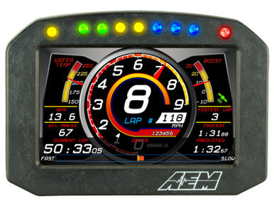 AEM CD-5 Carbon Flush Digital Dash Display - 30-5600F