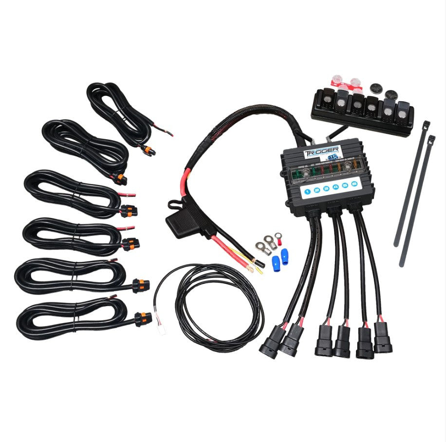Oracle Lighting Trigger 6 Shooter Wireless Accessory Control System - Layout