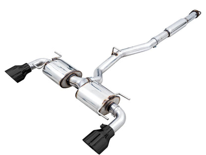 AWE Tuning Touring Edition Exhaust for 2013+ Subaru BRZ/GR86/86/FR-S - Diamond Black Tips