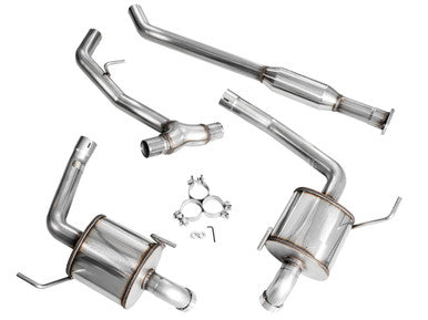 AWE 0FG Catback Exhaust w/Dual BashGuards For 2020+ Subaru Outback (Wilderness & XT) - 3015-38246