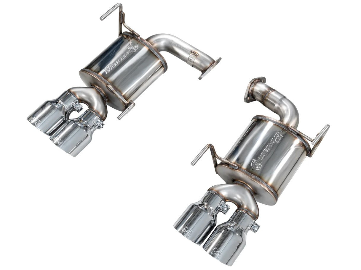 AWE Tuning Touring Edition Axleback Exhaust For 2022-25 Subaru VB WRX - Chrome Silver Tips