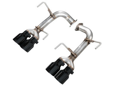 AWE Tuning Track Edition Axleback Exhaust For 2022-25 Subaru VB WRX - Diamond Black Tips - 3020-43424