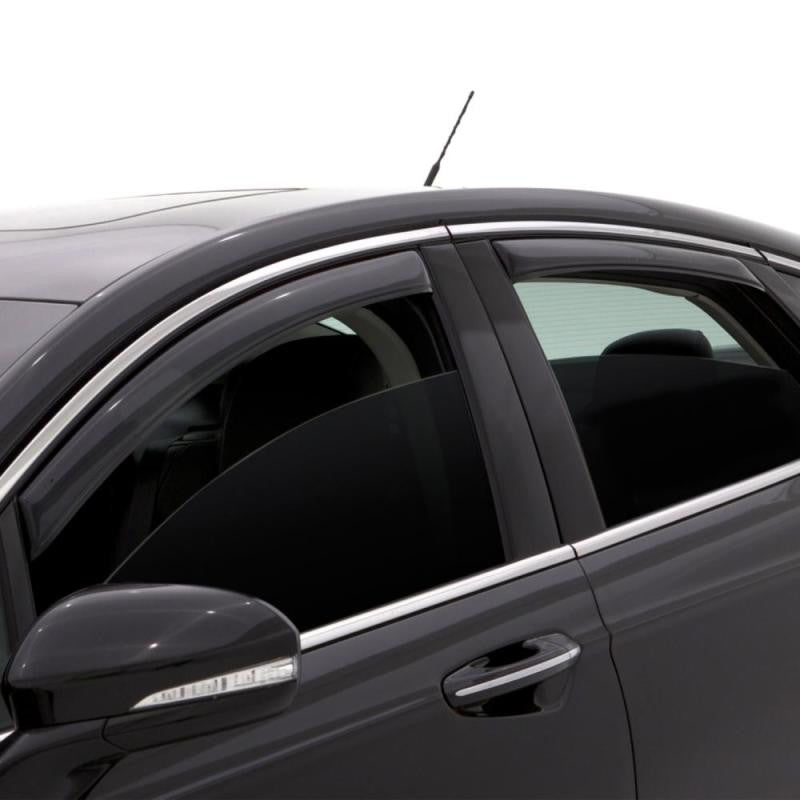 AVS 14-18 Subaru Forester Ventvisor In-Channel Front & Rear Window Deflectors 4pc - Smoke - 194375 - Mounted
