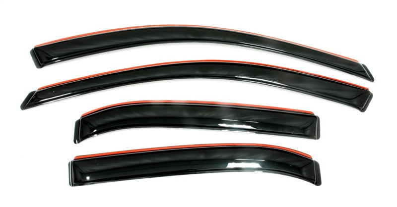 AVS 14-18 Subaru Forester Ventvisor In-Channel Front & Rear Window Deflectors 4pc - Smoke - 194375 - Primary