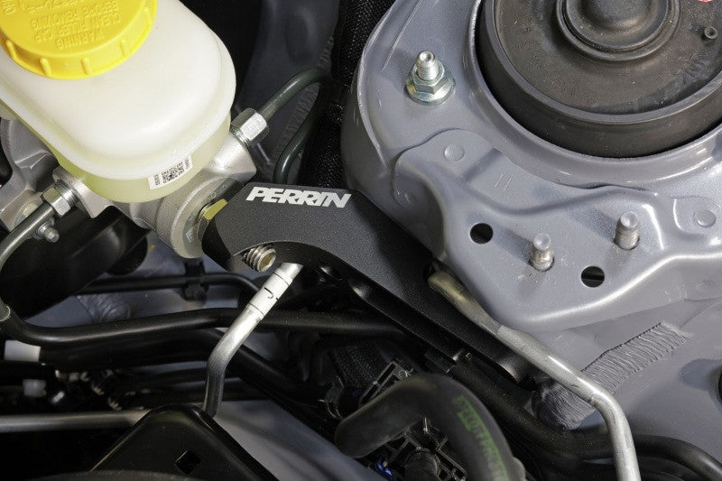 PERRIN Master Cylinder Brace for 2013+ Subaru BRZ , Scion FR-S, Toyota GR86, 86- Black - PSP-BRK-406BK - Mounted