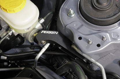 PERRIN Master Cylinder Brace for 2013+ Subaru BRZ , Scion FR-S, Toyota GR86, 86- Black - PSP-BRK-406BK - Mounted