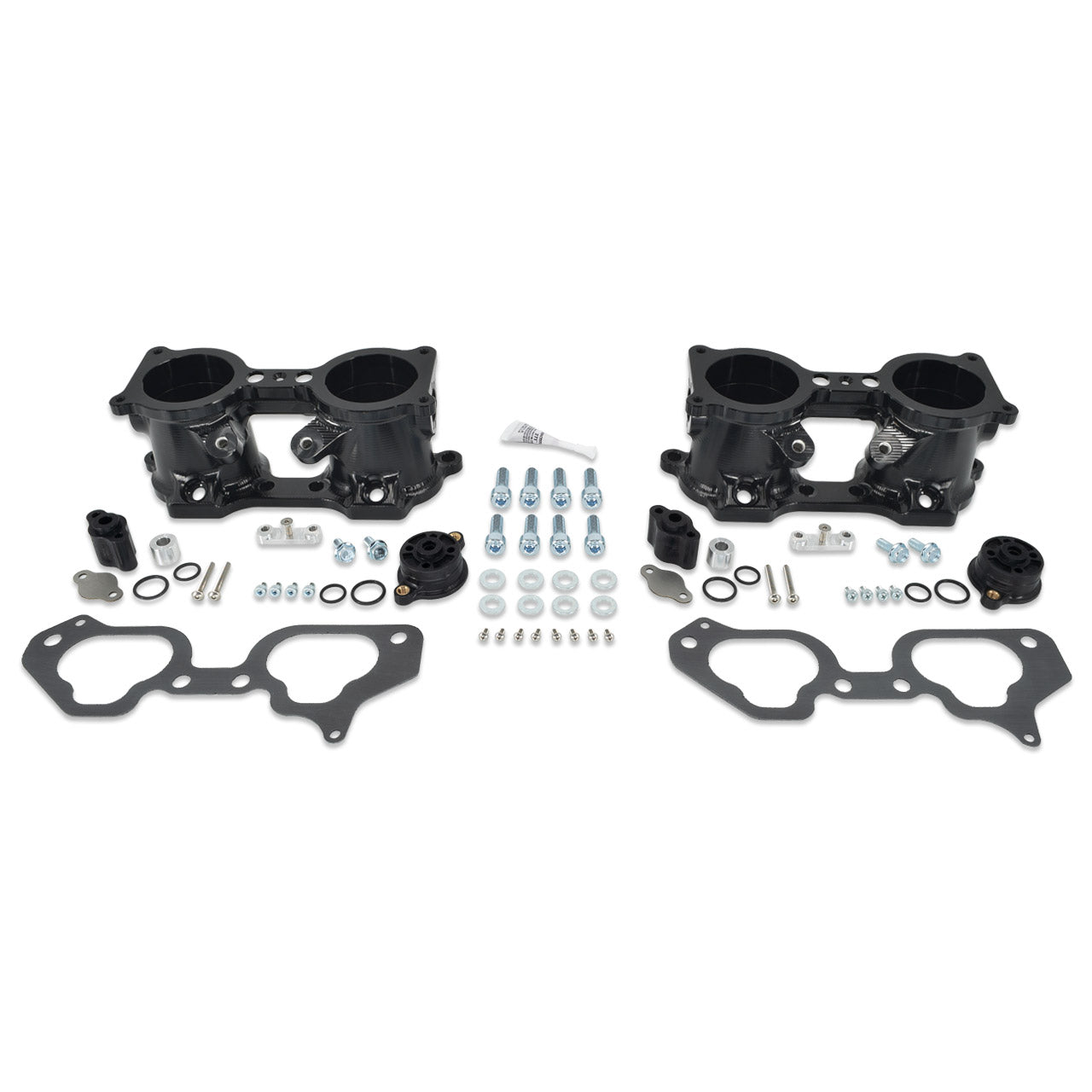 IAG V3 Top Feed TGV Housings with Butterfly Pass Thru (08-14 WRX, 07+ STI, 07-12 LGT, 09-13 FXT)