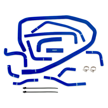 Mishimoto Blue Silicone Radiator Coolant Ancillary Hoses Kit For 2015-21 Subaru WRX - Layout