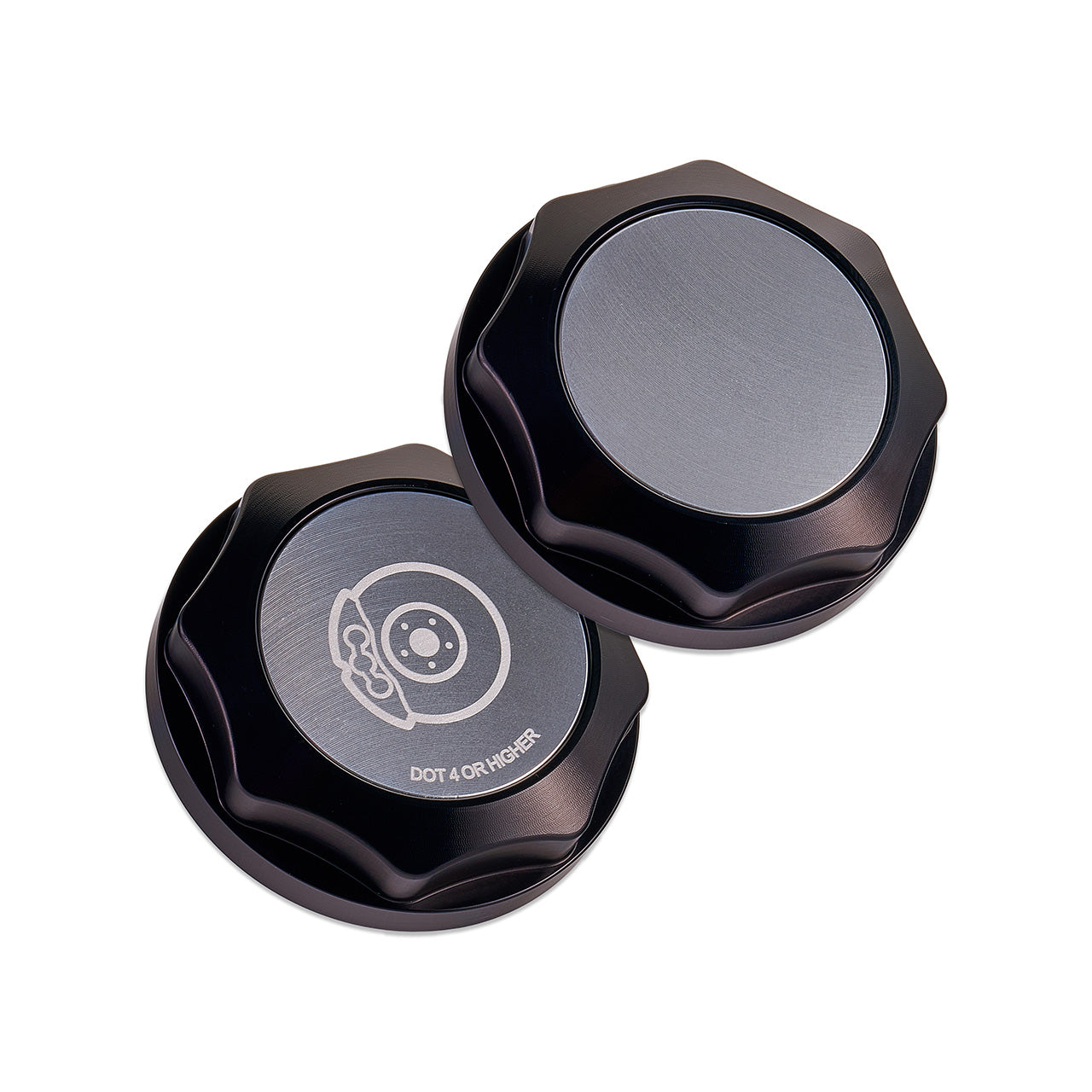 IAG Revolve Brake Fluid Reservoir Cap w/ Anodized Color Accent for 02-26 WRX, 04-21 STI, 05-09 LGT, 04-08 FXT, 13-24 BRZ