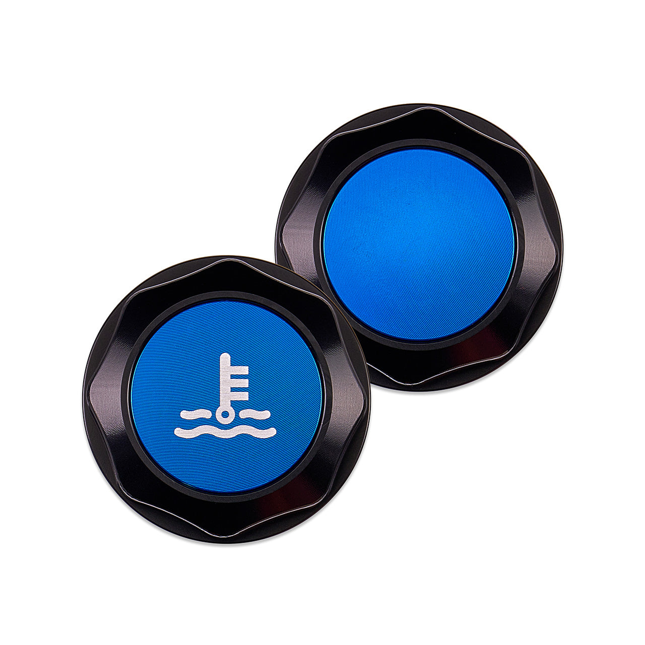 IAG Revolve Coolant Reservoir Cap w/ Anodized Color Accent for 02-26 WRX, 04-21 STI, 05-09 LGT, 04-08 FXT, 13-26 BRZ