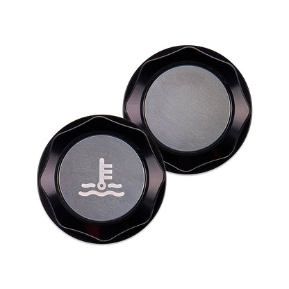 IAG Revolve Coolant Reservoir Cap w/ Anodized Color Accent for 02-26 WRX, 04-21 STI, 05-09 LGT, 04-08 FXT, 13-26 BRZ