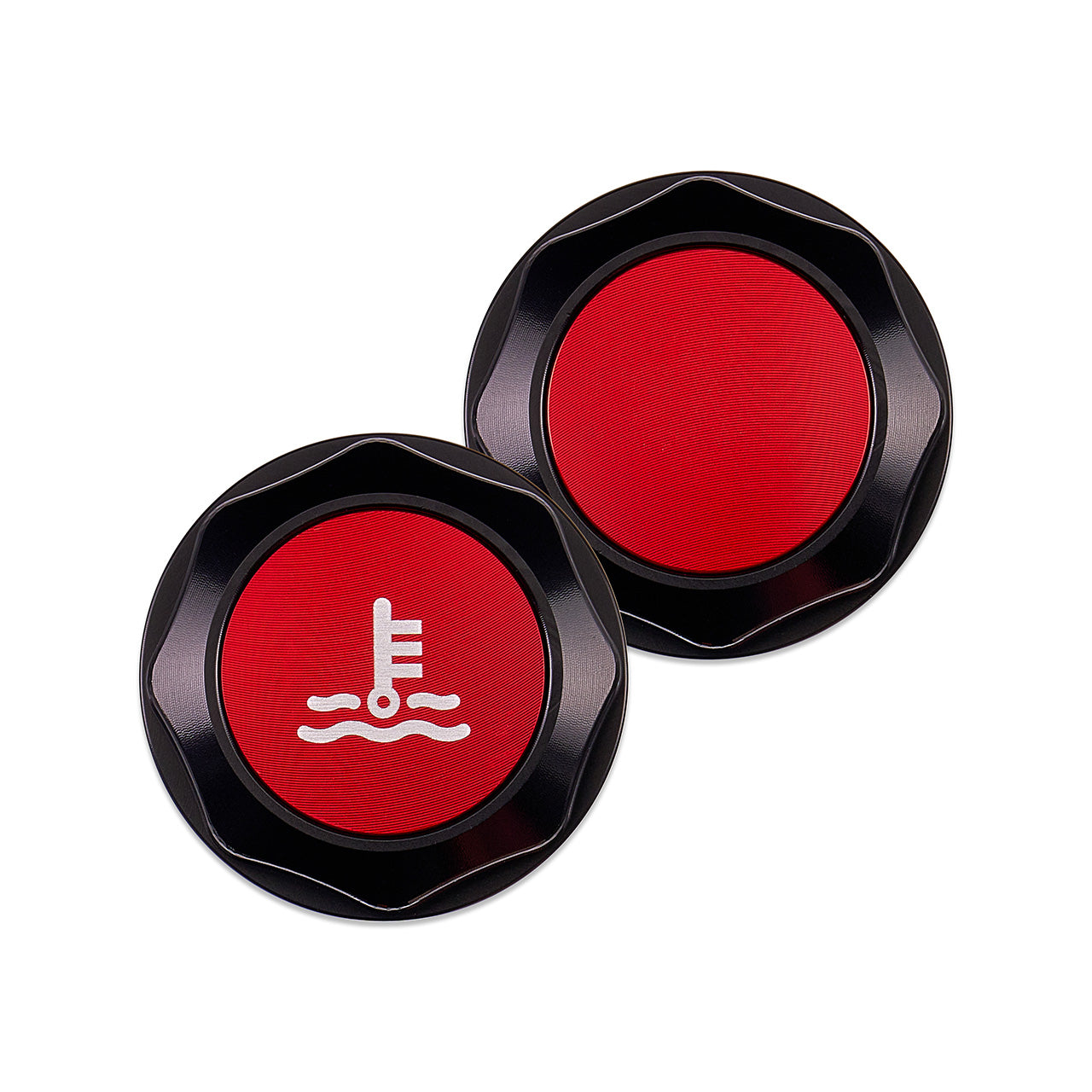IAG Revolve Coolant Reservoir Cap w/ Anodized Color Accent for 02-26 WRX, 04-21 STI, 05-09 LGT, 04-08 FXT, 13-26 BRZ