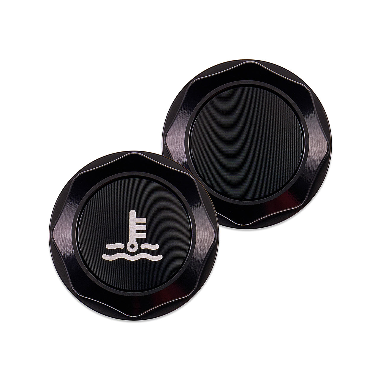 IAG Revolve Coolant Reservoir Cap w/ Anodized Color Accent for 02-26 WRX, 04-21 STI, 05-09 LGT, 04-08 FXT, 13-26 BRZ