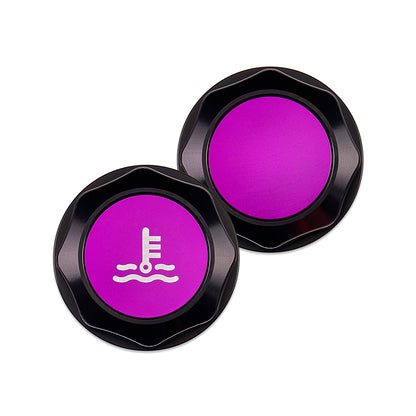 IAG Revolve Coolant Reservoir Cap w/ Anodized Color Accent for 02-26 WRX, 04-21 STI, 05-09 LGT, 04-08 FXT, 13-26 BRZ