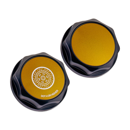 IAG Revolve Clutch Fluid Reservoir Cap w/ Anodized Color Accent for 02-14 WRX, 04-14 STI, 05-09 LGT, 04-08 FXT