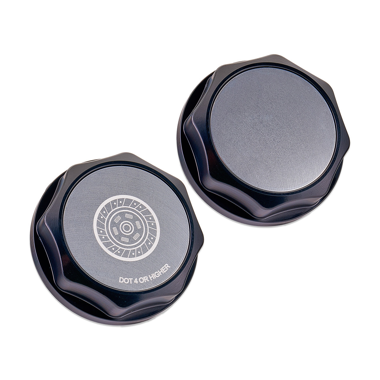 IAG Revolve Clutch Fluid Reservoir Cap w/ Anodized Color Accent for 02-14 WRX, 04-14 STI, 05-09 LGT, 04-08 FXT