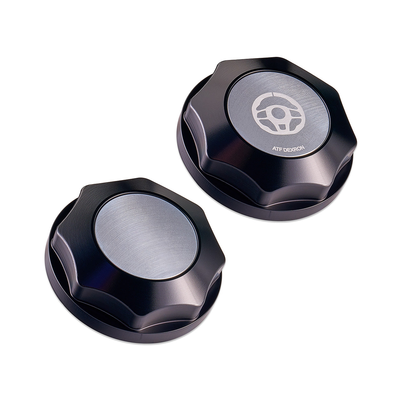 IAG Revolve Power Steering Reservoir Cap w/ Anodized Color Accent for 08-14 WRX, 08-21 STI, 05-09 LGT