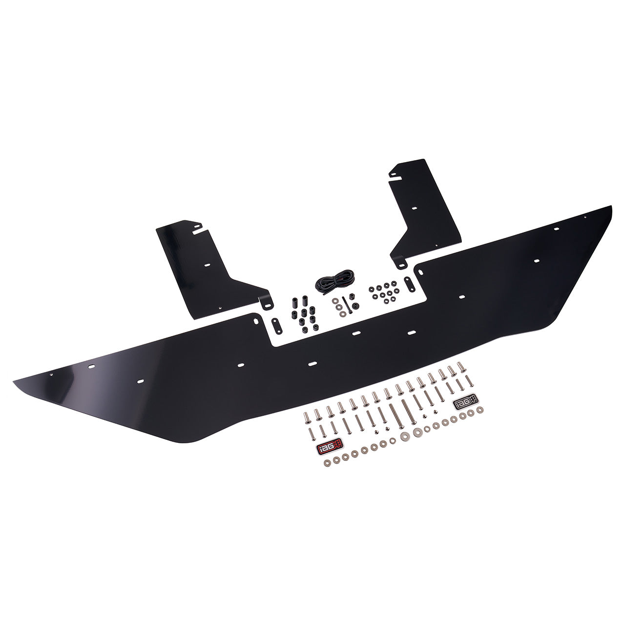 IAG Front Splitter with Straight Endplate Winglets For 2015-21 Subaru WRX & STI