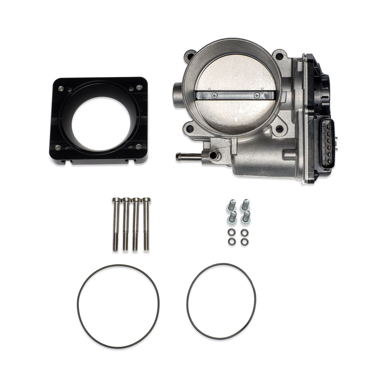 IAG Big Bore 76mm Throttle Body w/ Electronics & Adapter for OEM STI, Cosworth & AMS Intake Manifolds