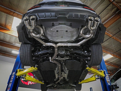 aFe POWER Takeda 3in to 2-1/2in 304 SS Cat-Back Exhaust w/ Black Tips 22-23 Subaru WRX H4-2.4L (t) - 49-36809-B - Installed 2