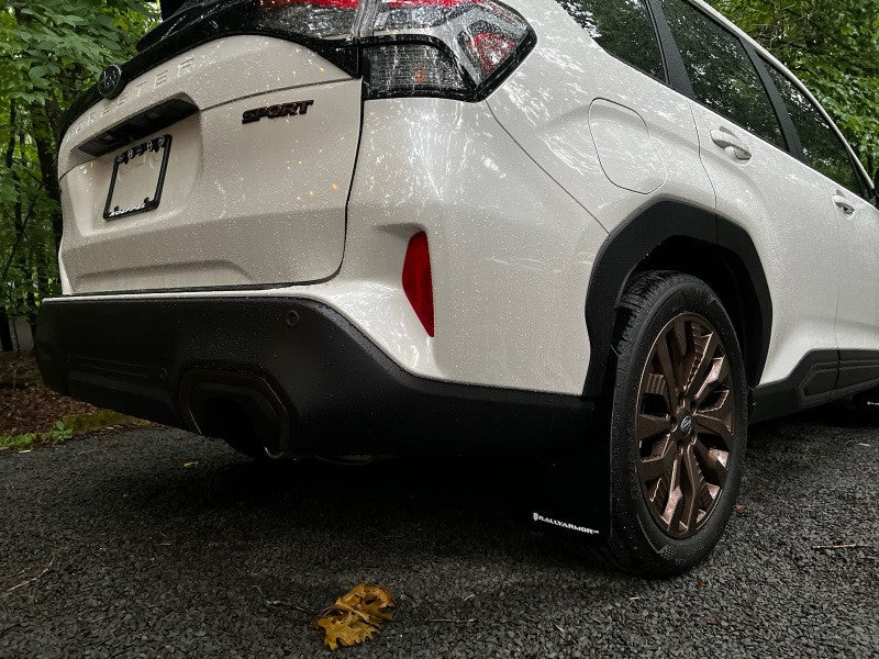 Rally Armor 25-26 Subaru Forester & Hybrid Black UR Mud Flap w/Red Logo - Installed 6