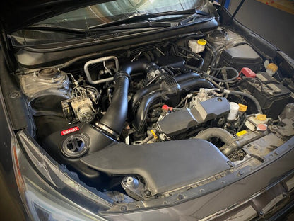 aFe Takeda Momentum Cold Air Intake System w/ Pro 5R Filter For 2015-19 Subaru Outback - 56-70039R - Mounted