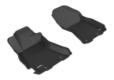 3D MAXpider Kagu 1st Row Floor Mat For 2015-19 Subaru Legacy - Black - L1SB01311509