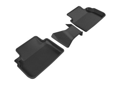 3D MAXpider Kagu 2nd Row Floor Mats For 2017-22 Subaru Impreza - Black - L1SB02221509
