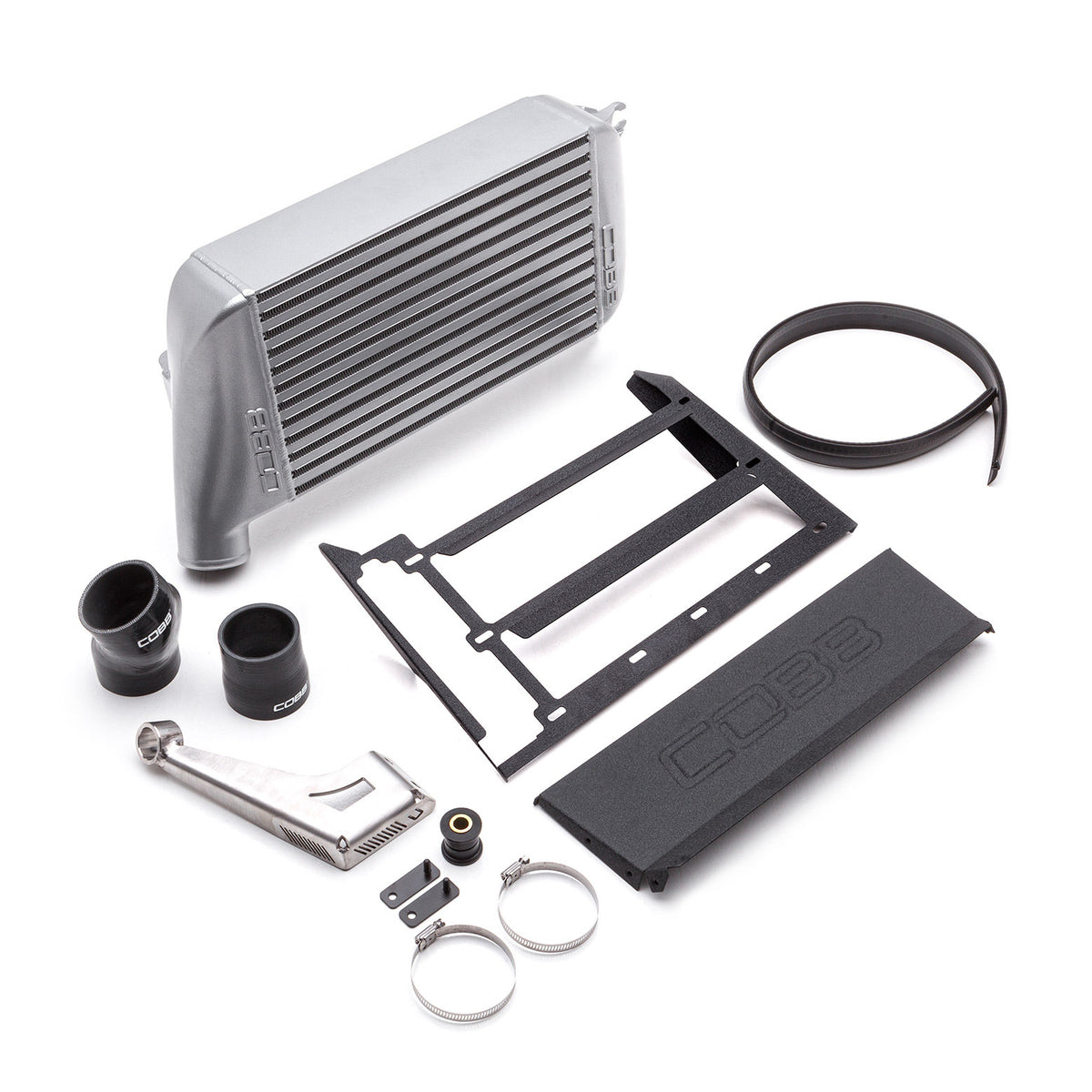 COBB Top Mount Intercooler Kit For 2015-21 Subaru WRX - Silver - Top Mount Intercooler