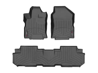 WeatherTech Front & Second Row FloorLiners for 2019+ Subaru Ascent (w/ Bench Seat)