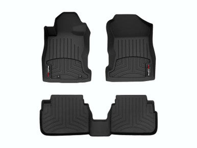 WeatherTech Front & Rear FloorLiner For 2022+ Subaru WRX - Black - 4417431-4411072