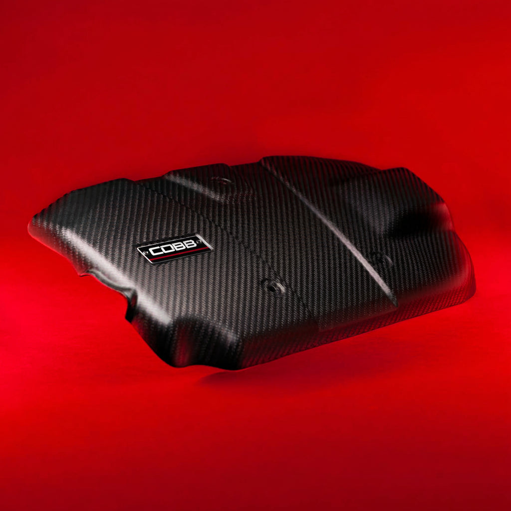 COBB Redline Matte Carbon Fiber Engine Cover For 2022-26 Subaru WRX