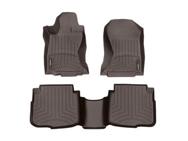 WeatherTech Front & Rear FloorLiner For 2020+ Subaru Legacy - Cocoa - 471583-1-2