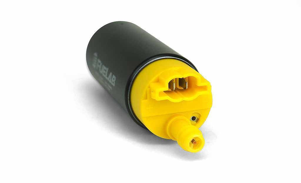 Fuelab 494 High Output In-Tank Electric Fuel Pump - 340 LPH In Offset From Out