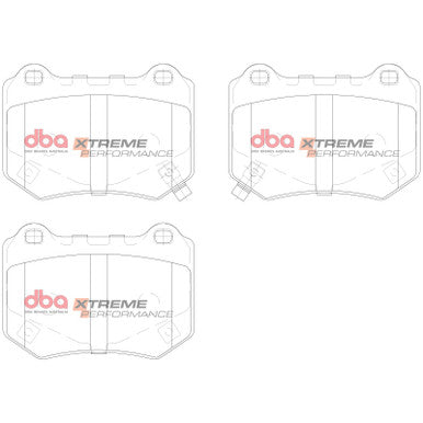 DBA 18-21 Subaru WRX STI (w/Brembo Calipers) XP Performance Rear Brake Pads - DB15007XP
