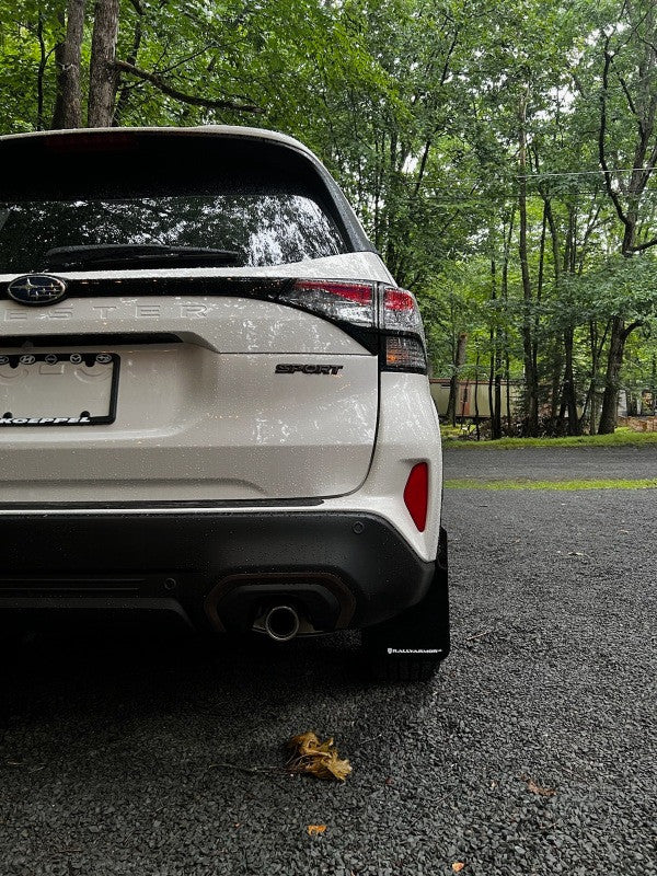 Rally Armor 25-26 Subaru Forester & Hybrid Black UR Mud Flap w/Red Logo - Installed 8