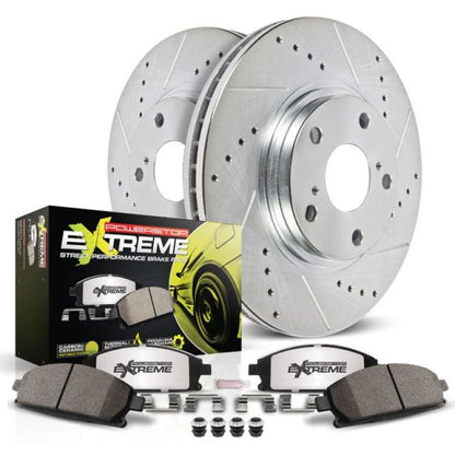PowerStop 13-16 Scion FR-S Rear Z26 Street Warrior Brake Kit - K5883-26 - Close Up