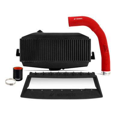 Mishimoto TMIC Kit Black Core Red Pipes For 2022+ Subaru WRX - MMTMIC-WRX-22KBKRD