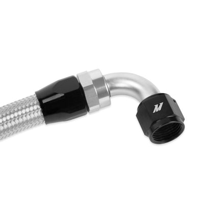 Mishimoto 15-21 Subaru STI Oil Cooler Kit - Silver - MMOC-STI-15 - Hose end